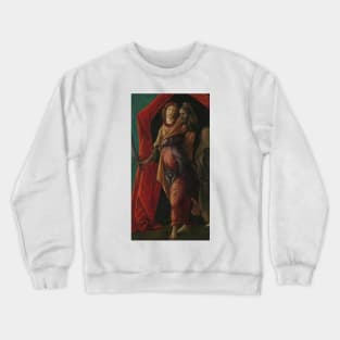 Judith with the Head of Holofernes by Sandro Botticelli Crewneck Sweatshirt